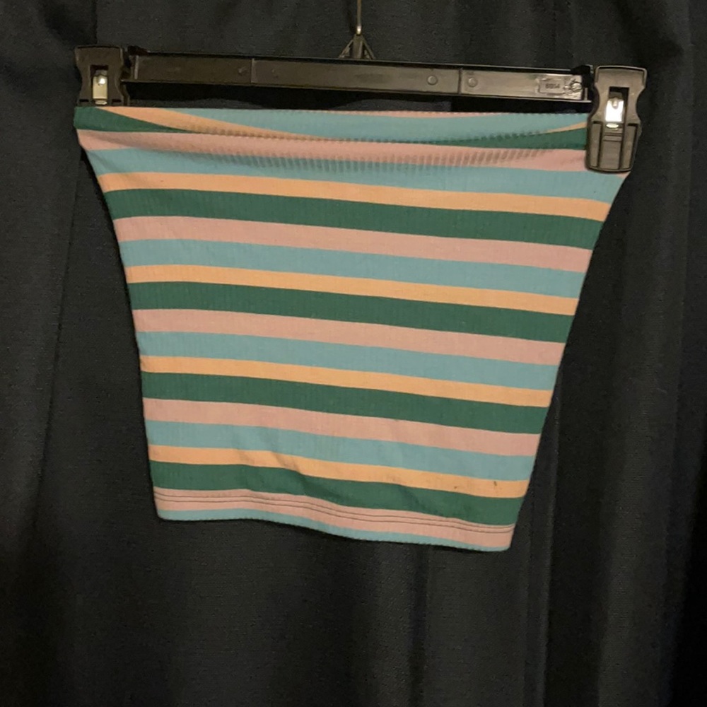 American Eagle striped tube top